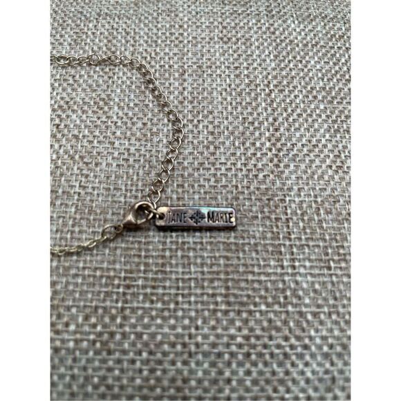 Jane Marie Designer Triangle Shape Multi Color Necklace Gold Tone Chain - Picture 8 of 9